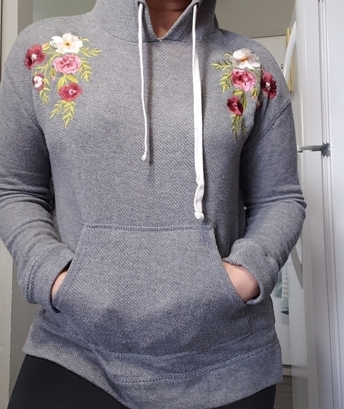 O’NEILL Floral Embroidered Boho Hoodie Sweatshirt, Size S - Picture 5 of 11